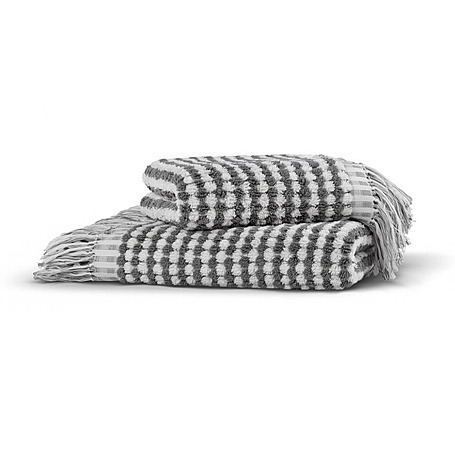 Набор полотенец 2 шт. Oyster/Dark Grey от Hamam