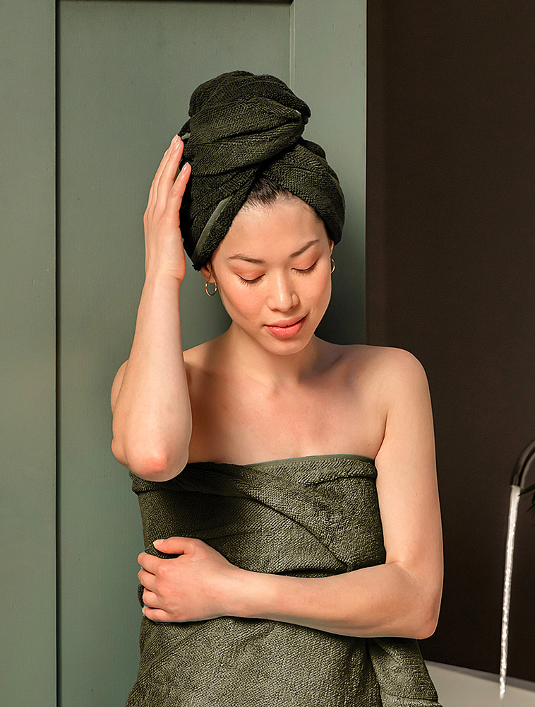 Полотенце Bamboo Luxe Olive, 50x100 см от Möve