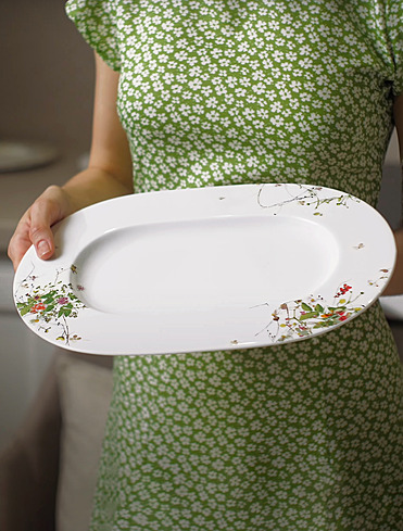 Плоское блюдо Brillance Fleurs Sauvages, 34 см