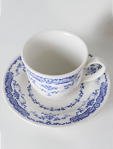 Чайная пара Rose Blue, 160 мл