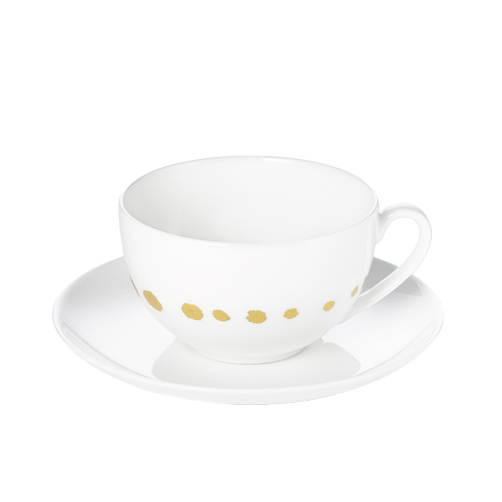 Чайно-кофейный сервиз Golden Pearls на 6 персон, 26 пр. от Dibbern