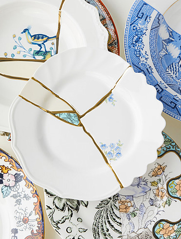 Закусочная тарелка Kintsugi, 21 см