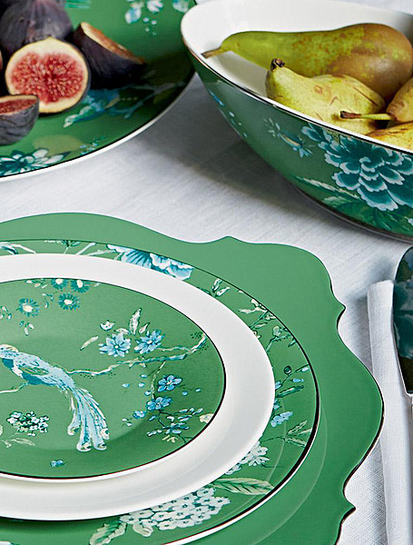 Обеденная тарелка Jasper Conran - Chinoiserie Green, 27 см от Wedgwood