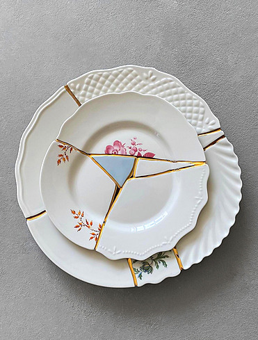 Закусочная тарелка Kintsugi, 21 см
