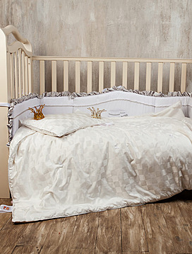 Детский набор: одеяло 100*135 см и низкая подушка 40*60 см Baby Butterfly от German Grass