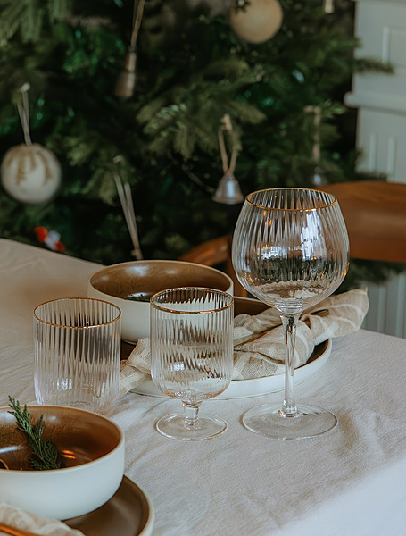 Коллекция Palermo Gold от Lyngby Glas