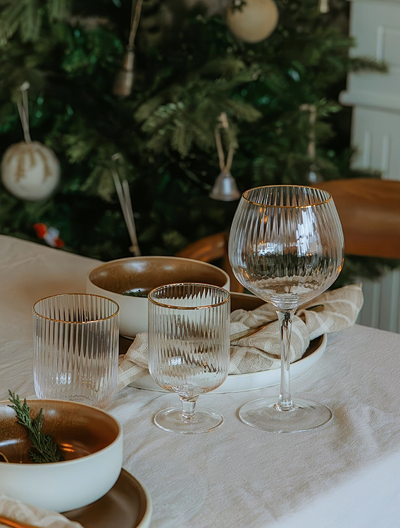 Коллекция Palermo Gold от Lyngby Glas