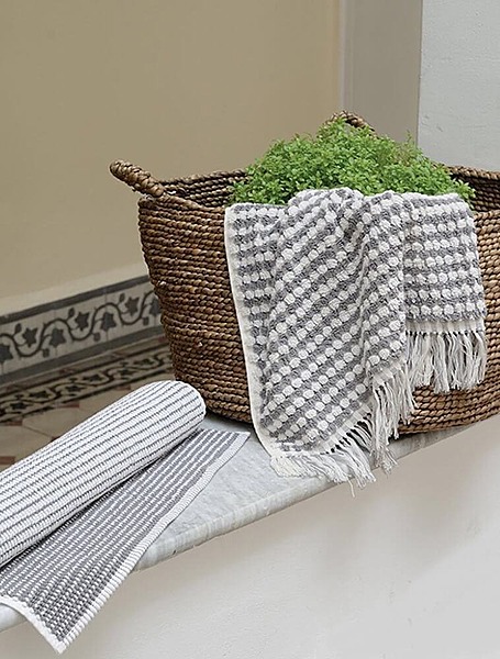 Набор полотенец 2 шт. Oyster/Dark Grey от Hamam