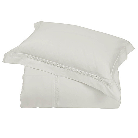 Постельное бельё Venice Lace White ЕВРО 240*220 см от L'appartement