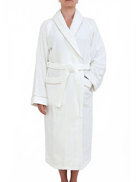 Халат XXL White/Natural от Luxberry