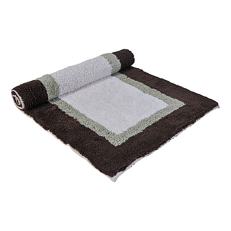 Полотенце для ног (коврик) SOHO 55*90 chocolate/seafoam/ivory от L'appartement
