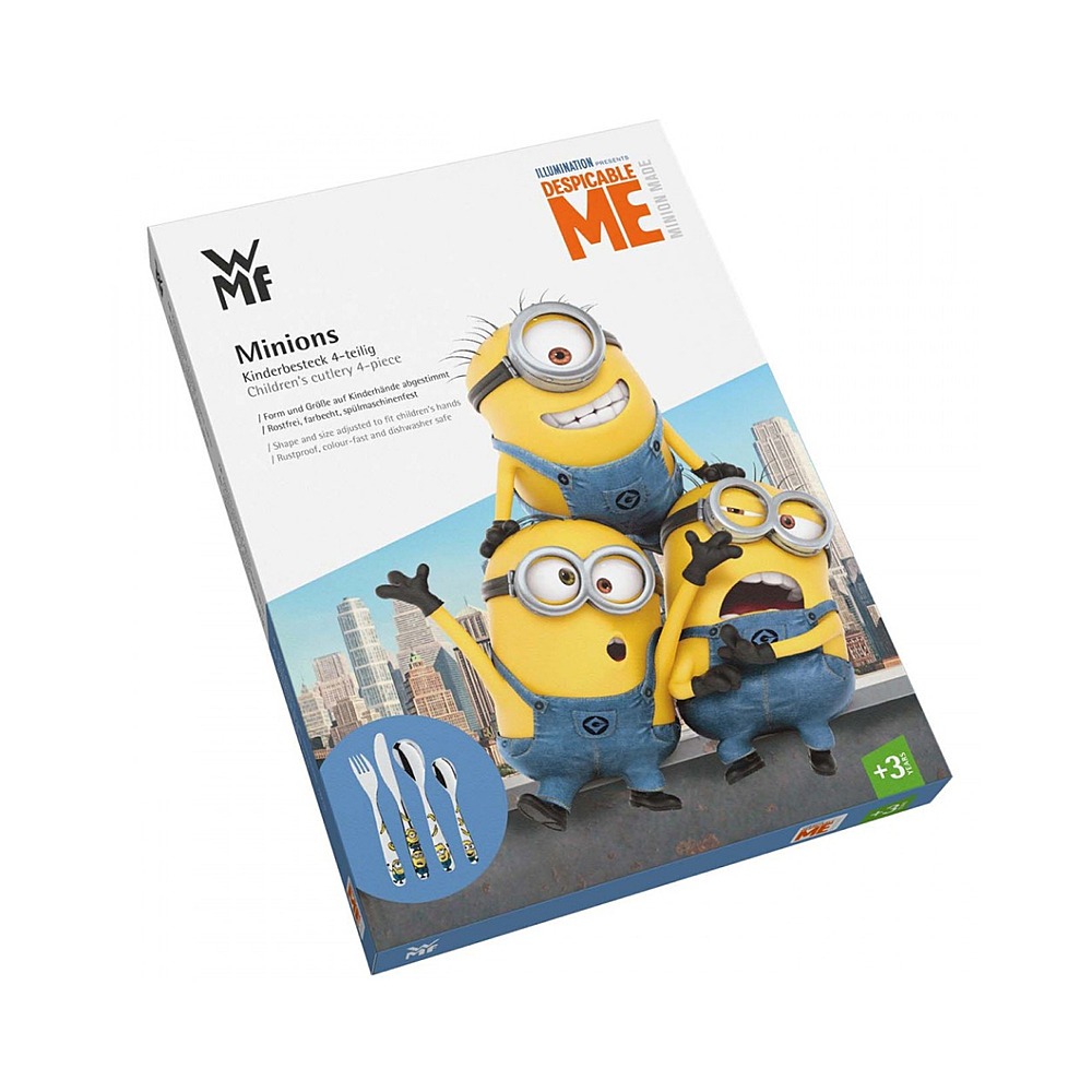 Набор детских столовых приборов Minions, 4 пр. от WMF