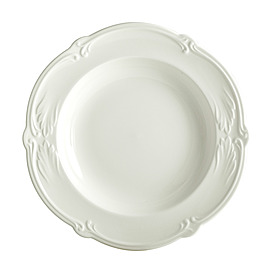 Суповая тарелка Rocaille Blanc, 22,5 см от Gien