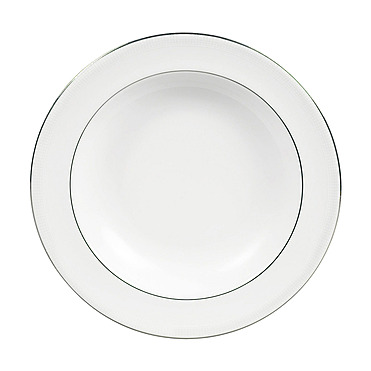 Суповая тарелка Vera Wang - Blanc sur Blanc, 23 см от Wedgwood
