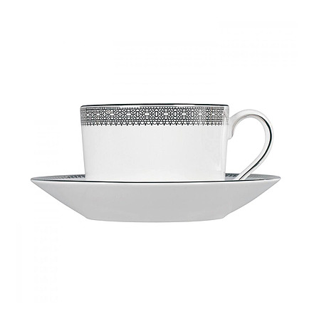 Чайная пара Vera Wang - Lace Platinum, 200 мл от Wedgwood