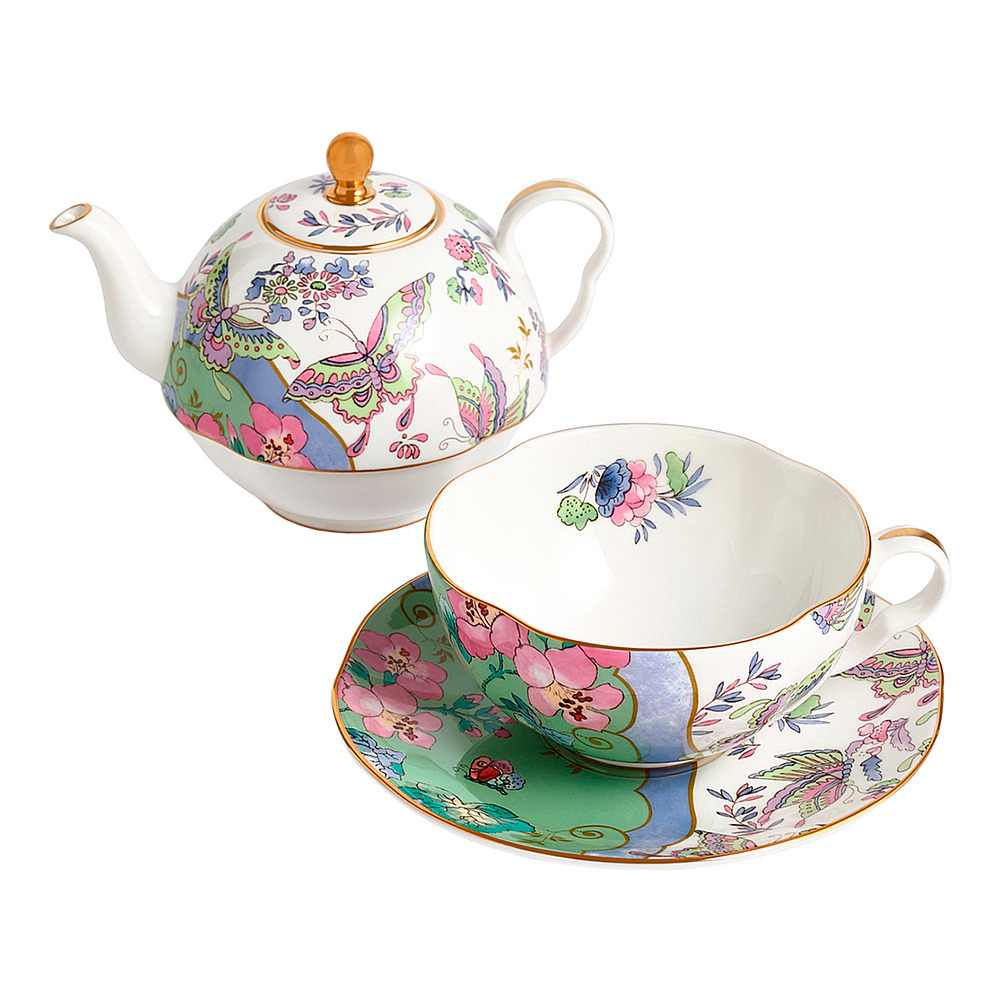 Чайный набор из 3 предметов Butterfly Bloom от Wedgwood