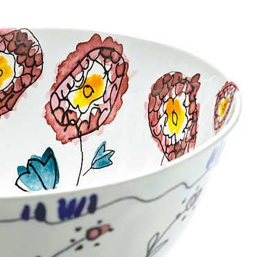 Пиала Midnight Flowers, 12 см