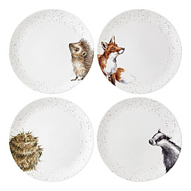 Набор из 4 обеденных тарелок Wrendale Designs, 27 см от Royal Worcester