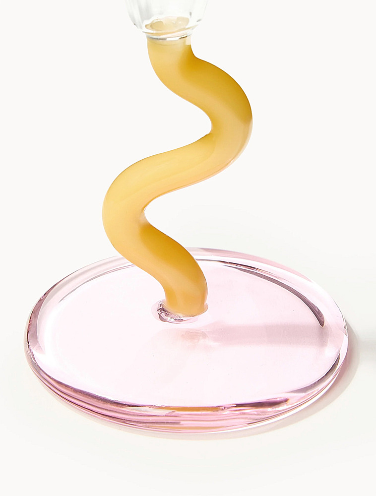 Набор из 2 бокалов для шампанского Curve Caramel, 180 мл от &Klevering