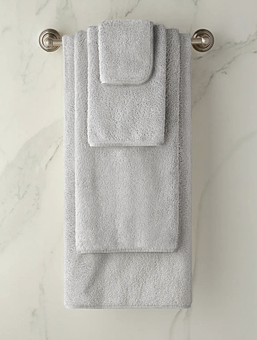 Полотенце Long Double Loop Silver, 30x50 см