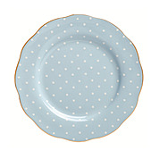 Закусочная тарелка Polka Blue, 20 см