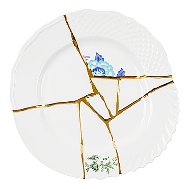 Обеденная тарелка Kintsugi, 27,5 см от Seletti