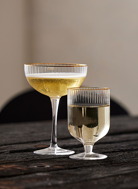 Коллекция Palermo Gold от Lyngby Glas