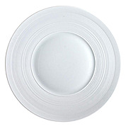 Обеденная тарелка Hemisphere Satin White, 27 см