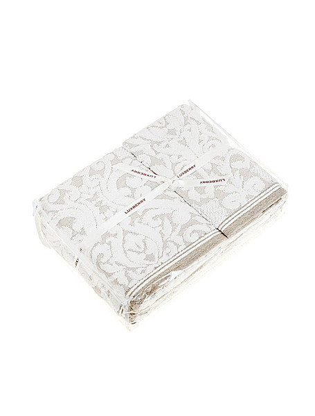 Набор полотенец 3 шт. White/Natural от Luxberry