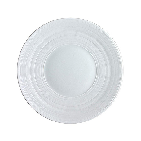 Десертная тарелка Hemisphere Satin White, 16 см от J.L.Coquet