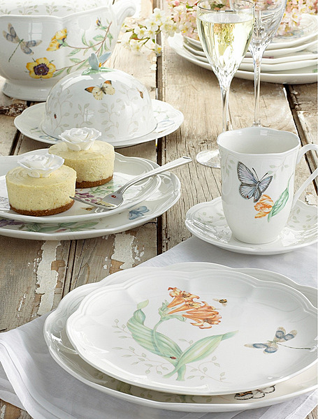 Закусочная тарелка Butterfly Meadow, 23 см от Lenox