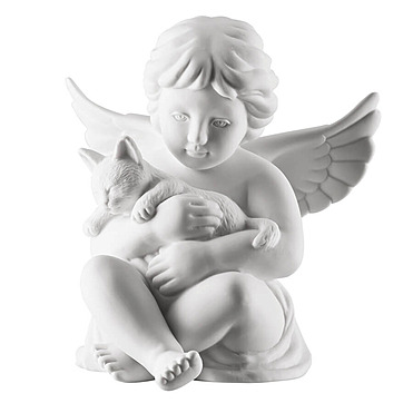 Статуэтка "Ангел с котиком" 10,5 см от Rosenthal
