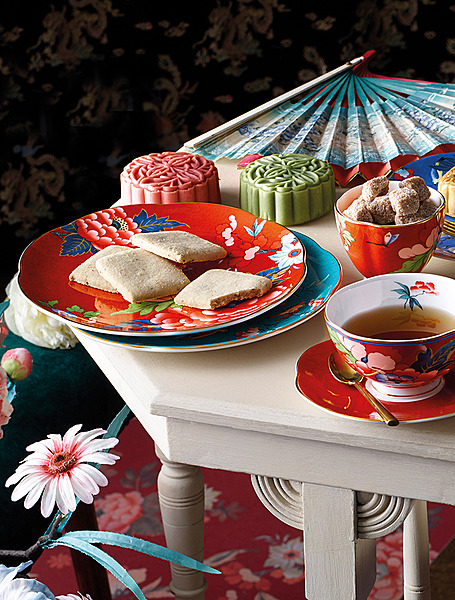 Набор из 4 закусочных тарелок Paeonia Blush, 21 см от Wedgwood