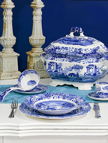 Суповая тарелка Blue Italian, 23 см