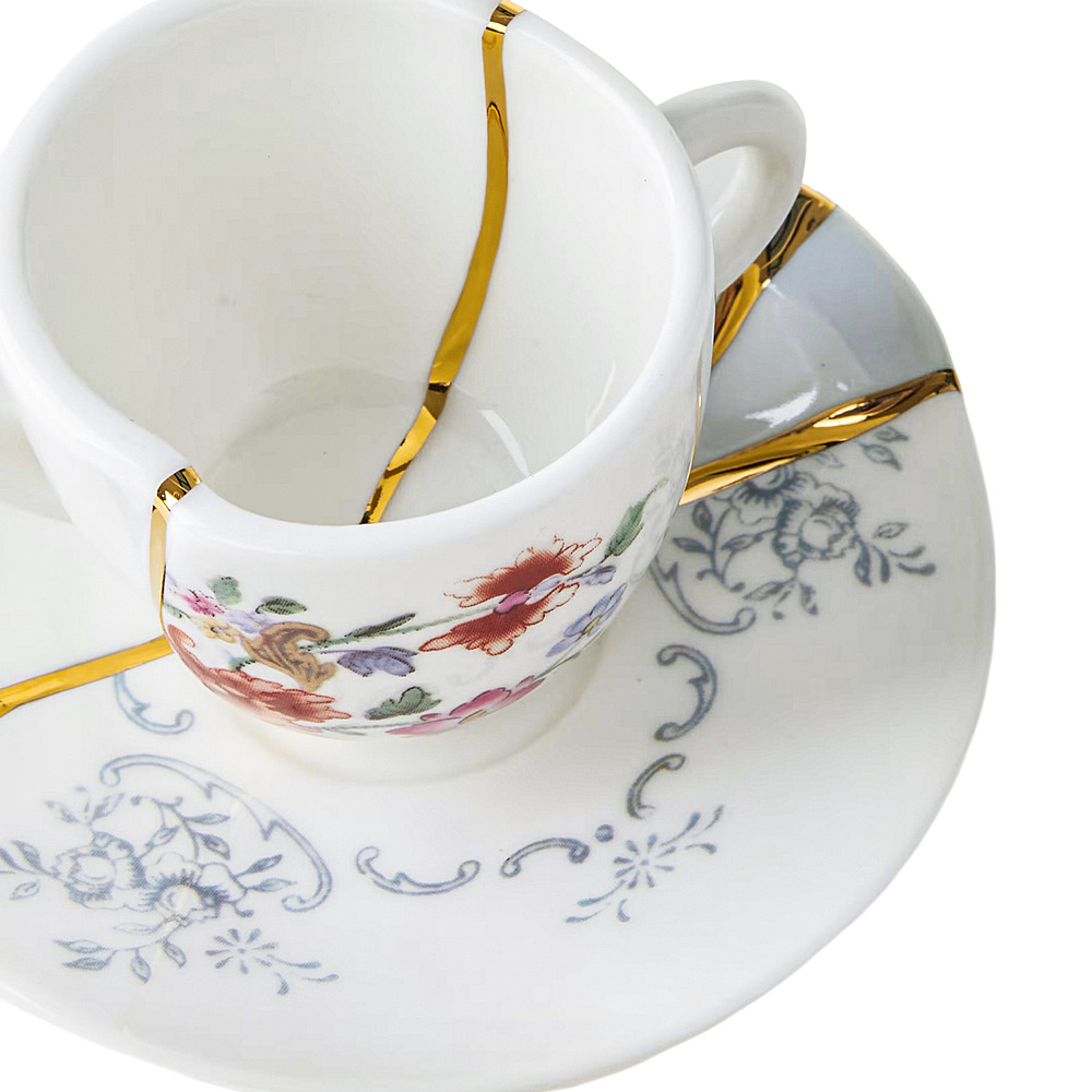 Кофейная пара Kintsugi, 80 мл от Seletti