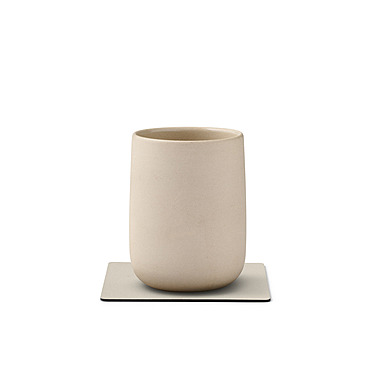 Подставка под стаканы и кружки Square Oyster White, 10x10 см