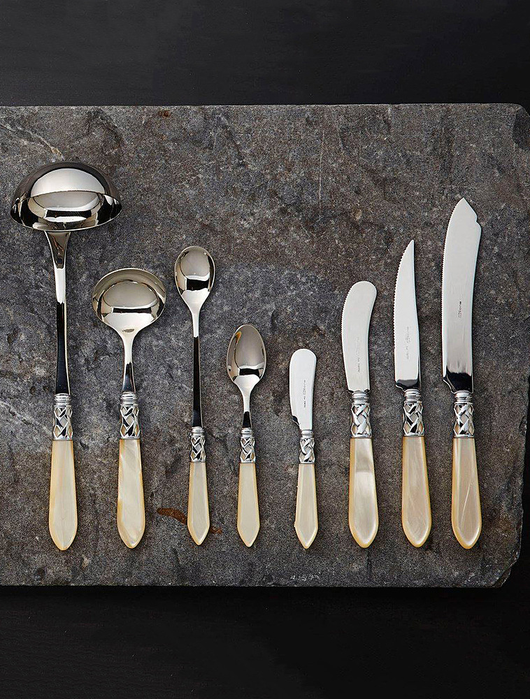 Набор из 6 ножей для масла Aladdin Ivory, 15 см от Casa Bugatti
