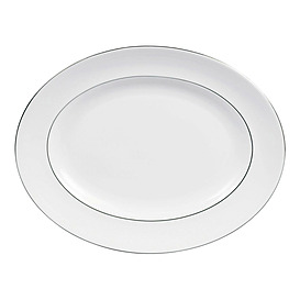 Плоское блюдо Vera Wang - Blanc sur Blanc, 39 см от Wedgwood